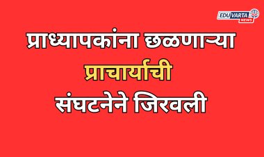 प्राध्यापकांना छळणाऱ्या प्राचार्याची संघटनेने जिरवली; नियुक्तीची चौकशी, वेतन निश्चितीला स्थगिती