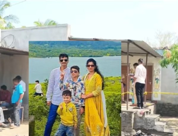 सोलापूर हादरलं! मुख्याध्यापकाने दोन मुलांसह पत्नीला संपवले, घटनास्थळी २२ पानी सुसाईट नोट सापडली