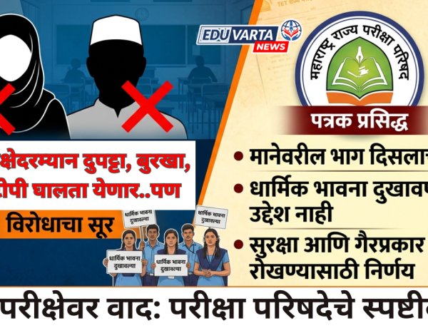 TET परीक्षेदरम्यान दुपट्टा, बुरखा, मास्क, टोपी घालता येणार; पण एका अटीवर, परीक्षा परिषदेने केला खुलासा