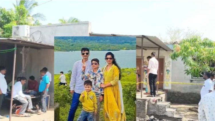 सोलापूर हादरलं! मुख्याध्यापकाने दोन मुलांसह पत्नीला संपवले, घटनास्थळी २२ पानी सुसाईट नोट सापडली