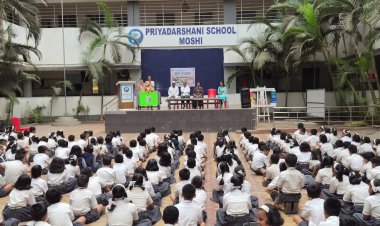 प्रियदर्शनी स्कूल मोशी येथे ‘कृषी दिन’ उत्साहात साजरा