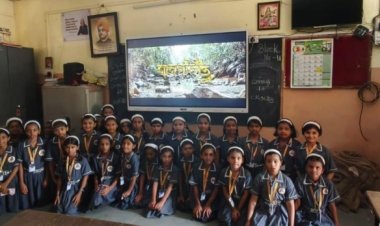पावनखिंड दौड उपक्रमामुळे विद्यार्थी रमले इतिहासात 