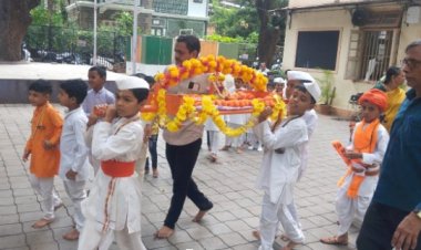 बाल शिक्षण मंदिरात आषाढी एकादशीनिमित्त पालखी सोहळा उत्साहात