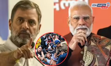 "पेपर लीक करणारे गुन्हेगार मोकाट, विद्यार्थ्यांना रस्त्यावर तुढवता;" राहुल गांधी यांची पंतप्रधान  युवक-विरोधी असल्याची टीका