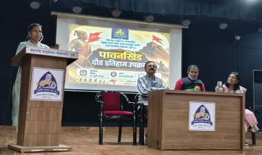 रेणुका स्वरूप हायस्कूलमध्ये वीर बाजीप्रभू देशपांडे यांच्या पराक्रमावर प्रेरणादायी व्याख्यान