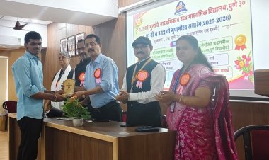 म.ए.सो. मुलांचे विद्यालयात दहावी-बारावीच्या गुणवंत विद्यार्थ्यांचा गुणगौरव