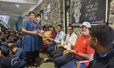 राणी लक्ष्मीबाई मुलींच्या सैनिकी शाळेत गुरुपौर्णिमा उत्सव उत्साहात