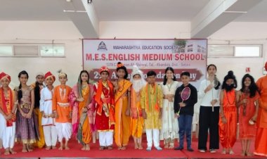एम.ई.एस. विद्या मंदिरात गुरुपौर्णिमा उत्साहात साजरी
