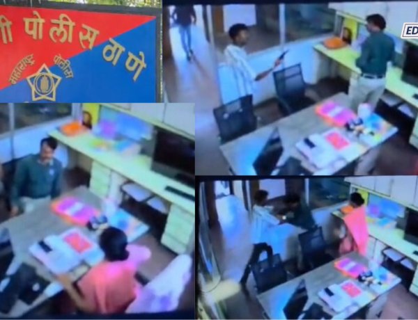 शाळेतील विद्यार्थ्याचा शिक्षकावर चाकू हल्ला; मुख्याध्यापिकेच्या केबिनमध्ये घडली थरारक घटना