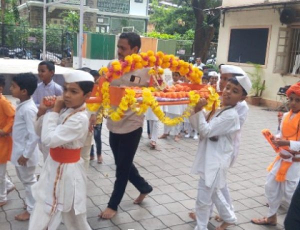 बाल शिक्षण मंदिरात आषाढी एकादशीनिमित्त पालखी सोहळा उत्साहात