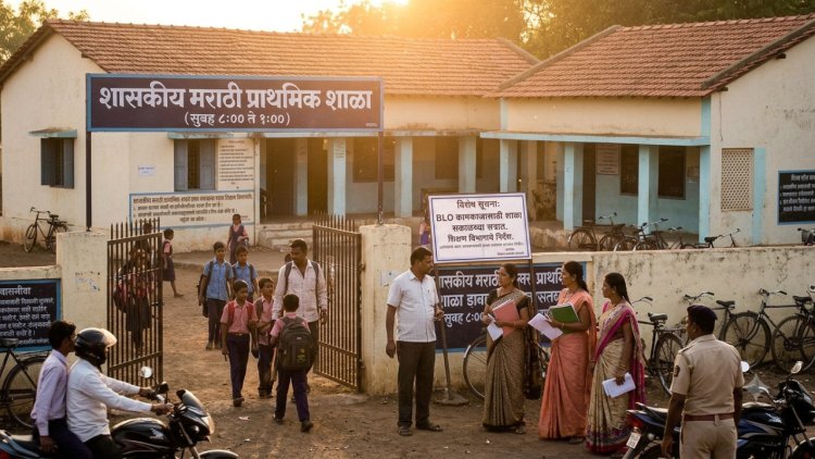 शिक्षकांच्या BLO च्या कामासाठी शाळा सकाळच्या सत्रात भरवा; शिक्षण विभागाचे निर्देश