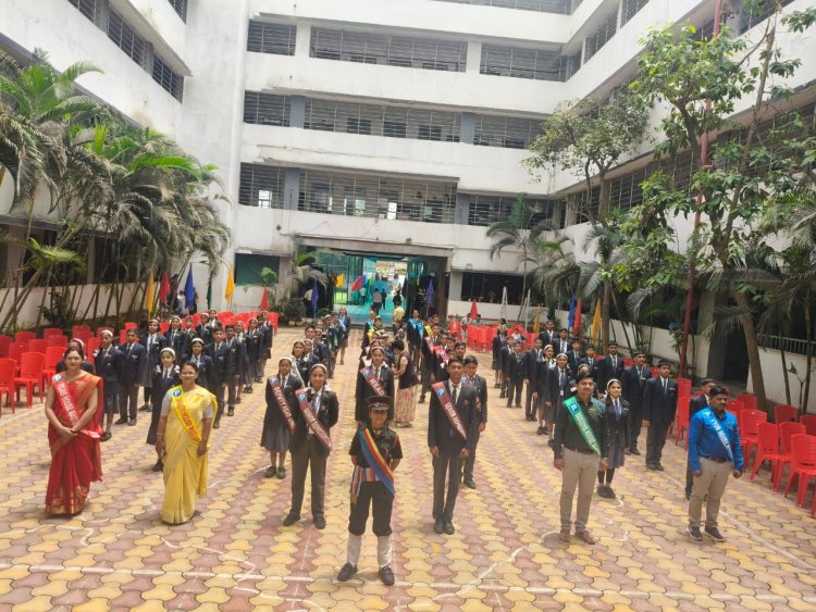 मोशी प्रियदर्शनी स्कूलमध्ये Investiture Ceremony उत्साहात संपन्न