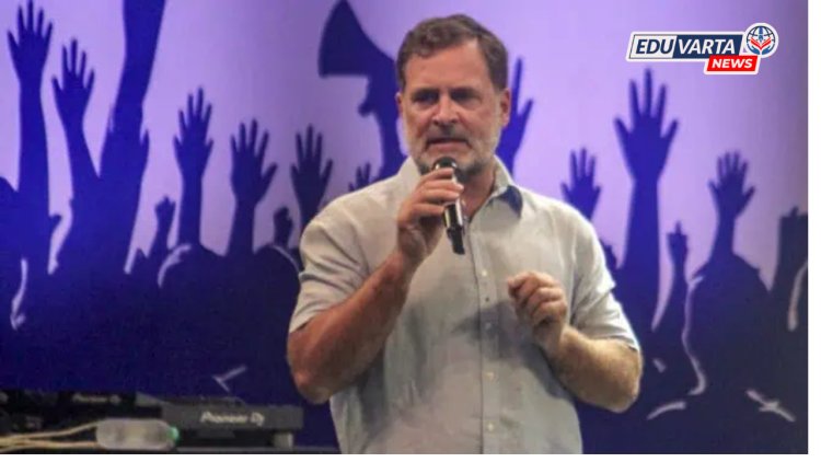 १० वर्षांत १५२ पेपरफुटी, पण एकालाही शिक्षा नाही; विद्यार्थी कार्यक्रमात राहुल गांधींचा हल्लाबोल
