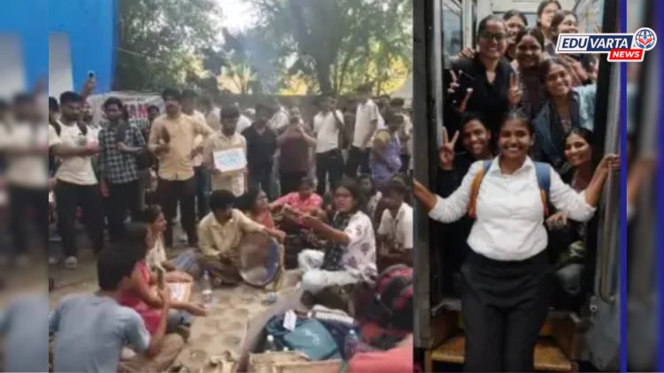 पुण्यातील २०० विद्यार्थ्यांनी 'चलो संसद' आंदोलनासाठी दिल्ली गाठली; शिक्षणमंत्री धर्मेंद्र प्रधान यांच्या राजीनाम्याची मागणी