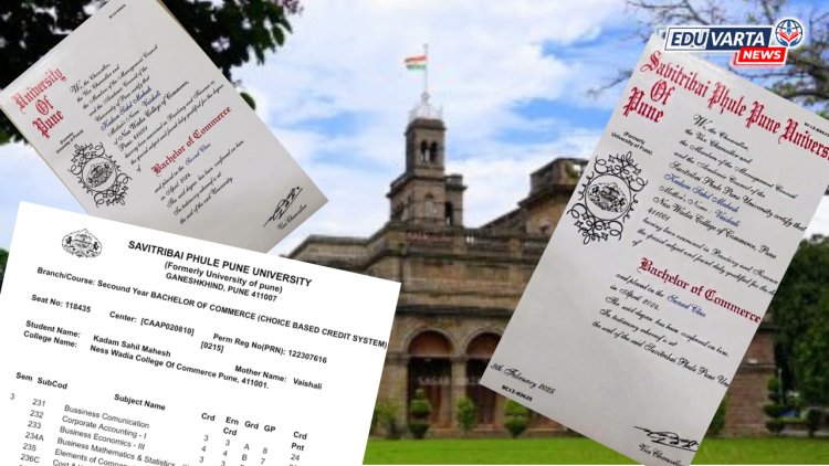SPPU बोगस डीग्री प्रकरण: विद्यार्थी बाबुरावजी घोलप कॉलेजचा; बोगस डिग्री दिली वाडिया कॉलेजची