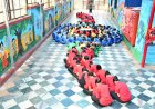 मानवी राखीतून दिला राष्ट्रीय एकात्मतेचा संदेश; जाधवर ग्रुप ऑफ इन्स्टिट्यूटस तर्फे आयोजन