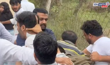 सरकारी शाळेच्या पाहणीसाठी गेलेल्या CJP प्रवक्ता आशुतोष रांका यांच्यावर चिखल व दगड फेकत कपडे फाटेपर्यंत मारहाण