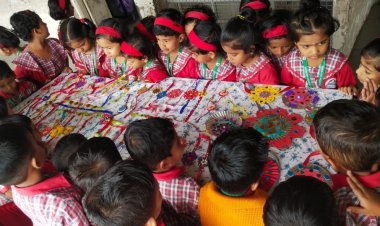 म. ए. सो. पूर्व प्राथमिक शाळेत पर्यावरणपूरक राख्यांनी रक्षाबंधन साजरे
