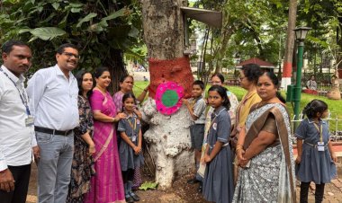 बालशिक्षण मंदिरच्या विद्यार्थ्यांनी साजरे केले पर्यावरणपूरक वृक्ष रक्षाबंधन