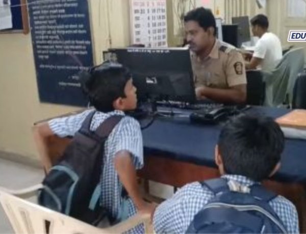 'साहेब माझी FIR लिहून घ्या', हिंमत दाखवत चिमुकला मित्रासह थेट पोलीस ठाण्यात; पोलीसही झाले थक्क