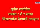 तृतीय वर्षातील तब्बल ८ ते ९ लाख विद्यार्थ्यांना देण्याचे आव्हान