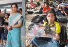 ‘बॅगलेस डे’ निमित्त विद्यार्थ्यांनी साकारल्या पर्यावरणपूरक गणेशमूर्ती