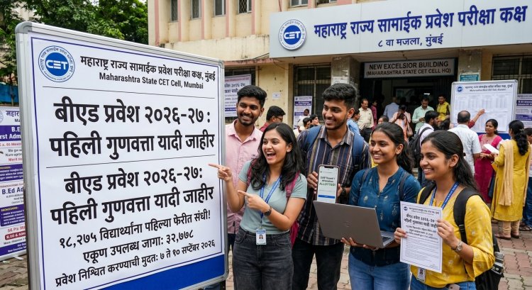 बीएड प्रवेशाची पहिली गुणवत्ता यादी जाहीर; राज्यातील १८ हजार २७५ विद्यार्थ्यांना प्रवेशाची संधी