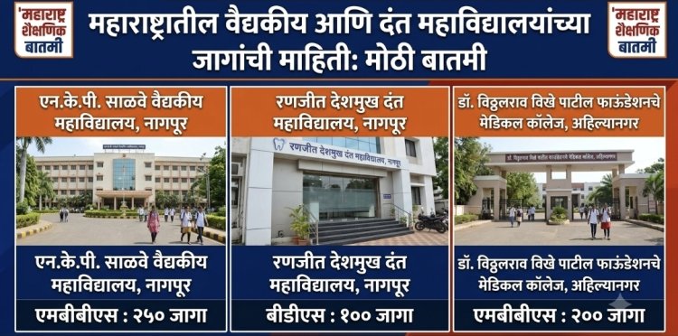सीईटीच्या कॅप-२ फेरीत खासगी वैद्यकीय विद्यापीठांच्या ५५० जागा  उपलब्ध